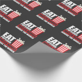 Popcorn Watch Movie Ignorieren Sie das Weltkinema Geschenkpapier (Ecke)