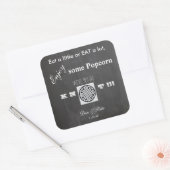 Popcorn Wedding Sticker (Umschlag)