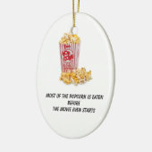 Popcorn wird gegessen, bevor der Film sogar Keramik Ornament (Links)