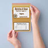 Popcorn Wrapper Wagon Wheel/Pferdeschuh S Flyer (Handgriff)