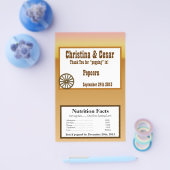 Popcorn Wrapper Wagon Wheel/Pferdeschuh S Flyer (Einzeln)