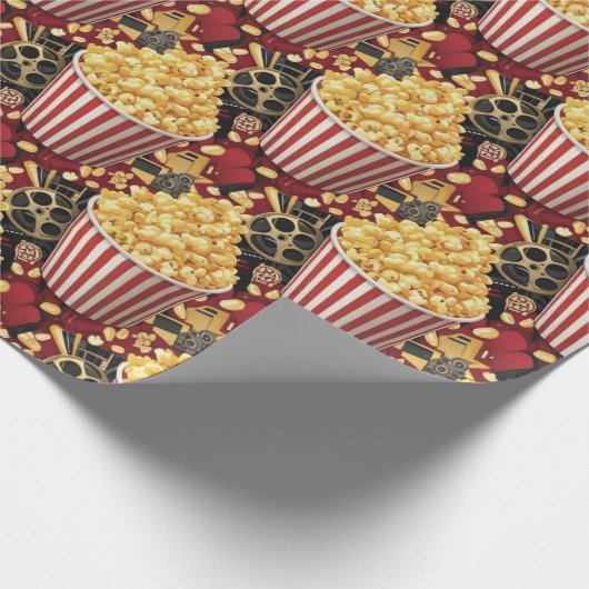 Popcorn Wrapping Paper Geschenkpapier (Ecke)
