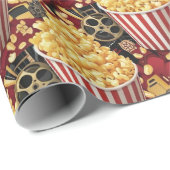 Popcorn Wrapping Paper Geschenkpapier (Rolleneckpunkt)