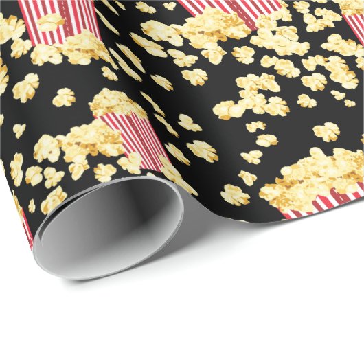 Popcorn Wrapping Paper Geschenkpapier (Rolleneckpunkt)