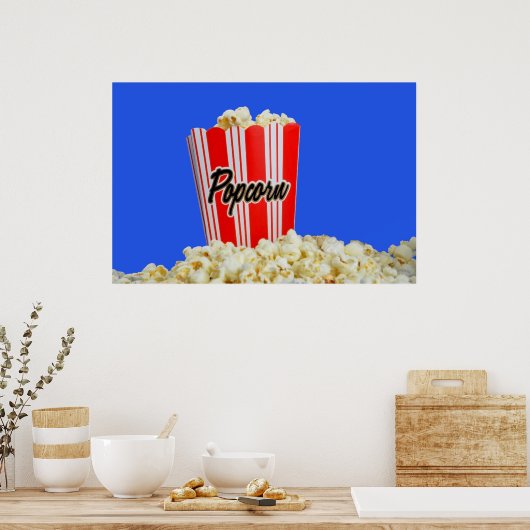 Popcorn-Zeit Poster (Küche)
