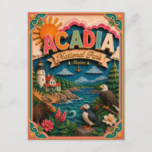 PopCut Staaten Acadia National Park Maine Papierku