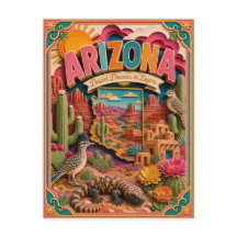 PopCut Staaten Arizona Farbige 3D-Papierkunst