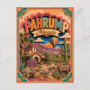 PopCut Staaten Pahrump Nevada Papierkunst Postkarte