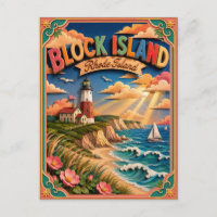 PopCut States Block Island Rhode Island Papierkuns