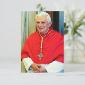 Pope Benedict XVI Defender of Tradition Holy Card Dankeskarte (Stehend Vorderseite)