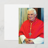 Pope Benedict XVI Defender of Tradition Holy Card Dankeskarte (Vorne/Hinten)
