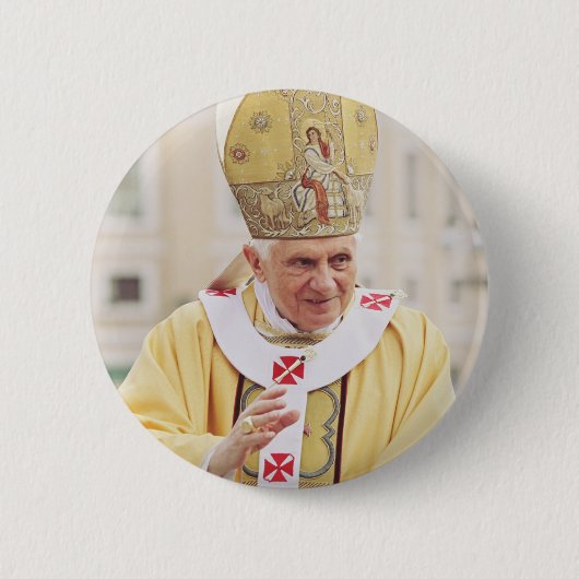 Pope Benedict XVI Poster Button (Vorderseite)