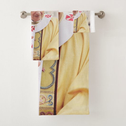 Pope Benedict XVI T - Shirt Badhandtuch Set (Insitu)