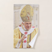Pope Benedict XVI T - Shirt Badhandtuch Set (Handtuch)