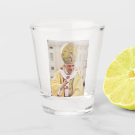 Pope Benedict XVI T - Shirt Schnapsglas