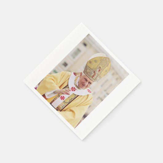Pope Benedict XVI T - Shirt Serviette (Ecke)
