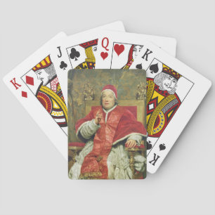 Pope Clement XIII (1693-1769) (oil on canvas) Spielkarten
