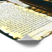 Pope Francis Canticle of the Creatures St Francis Poster (Ecke)