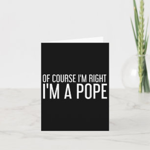 Pope Gift Funny Nachname Familienbaum Birthday Reu Karte