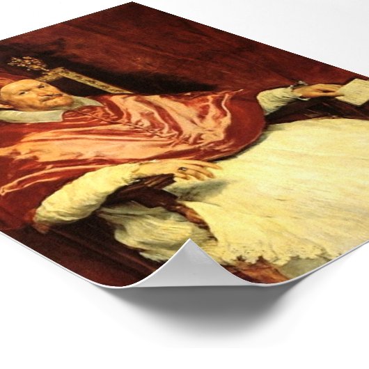 Pope Innocent X Poster (Ecke)
