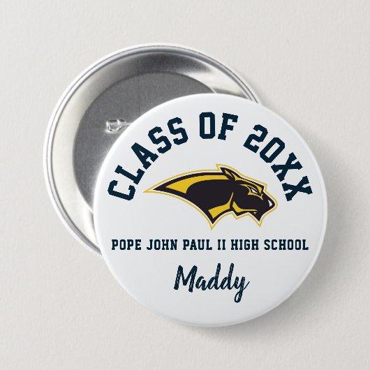 Pope John Paul Ii High School Button Logo (Vorne & Hinten)