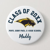 Pope John Paul Ii High School Button Logo (Vorderseite)