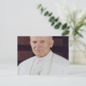 Pope John Paul II Postkarte (Stehend Vorderseite)
