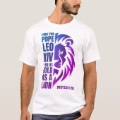POPE LEO XIV beten Bold Lion Christlich katholisch T-Shirt (Vorderseite)