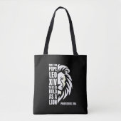 POPE LEO XIV beten Bold Lion Christlich katholisch Tasche (Vorderseite)