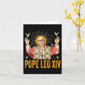 Pope Leo Xiv Robert Francis Prevost _9 Karte (Gelbe Blume)