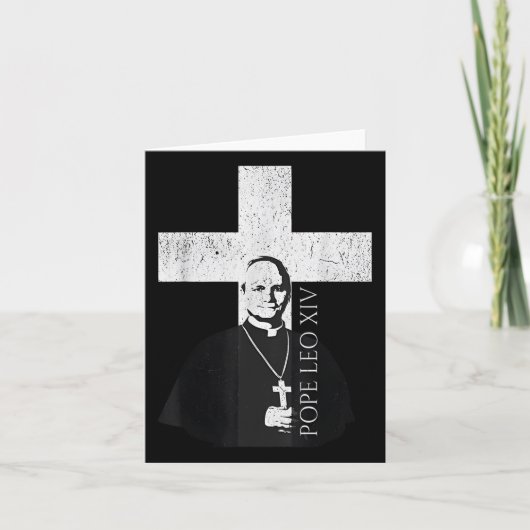Pope Leo Xiv Robert Francis Prevost Karte (Vorderseite)