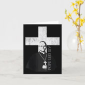 Pope Leo Xiv Robert Francis Prevost Karte (Gelbe Blume)