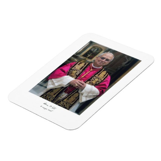 Pope Leo XIV Robert Francis Prevost Magnet (Linke Seite)