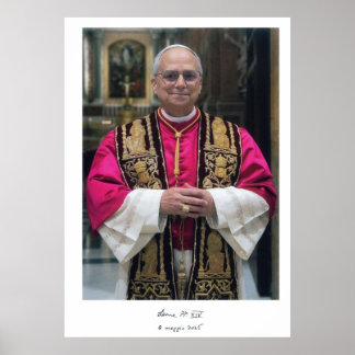Pope Leo XIV Robert Francis Prevost Poster