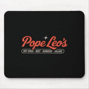 Pope Leos Hot Dogs Rindfleisch Burger Salate Mousepad