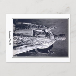 Pope Saint Pius X Postcard Postkarte