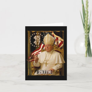 Pope Trump Funny Präsident Trump Karte