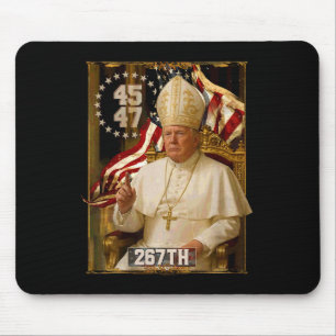 Pope Trump Funny Präsident Trump Mousepad
