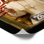 Pope Trump Funny Präsident Trump Poster (Ecke)