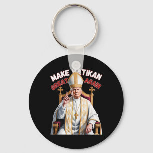 Pope Trump Funny Präsident Trump Schlüsselanhänger