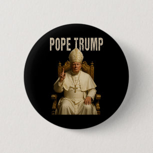 Pope Trump, lustiges katholisches Trump-T-Shirt Button