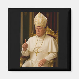 Pope Trump Shirt Funny Pope Präsident Trump für mi Magnet