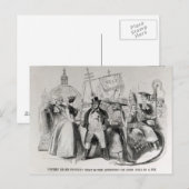 Popery oder No Popery? 1850 Postkarte (Vorne/Hinten)