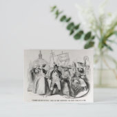 Popery oder No Popery? 1850 Postkarte (Stehend Vorderseite)