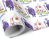 Pope's prayer & blessings geschenkpapier (Rolleneckpunkt)