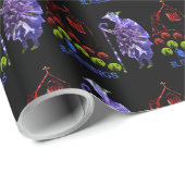 Pope's prayer & blessings geschenkpapier (Rolleneckpunkt)