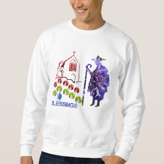 Pope's prayer & blessings sweatshirt (Vorderseite)