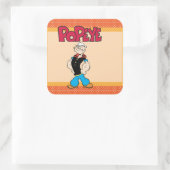 Popeye-Aufkleber Quadratischer Aufkleber (Tasche)