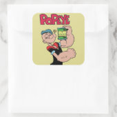 Popeye-Aufkleber Quadratischer Aufkleber (Tasche)
