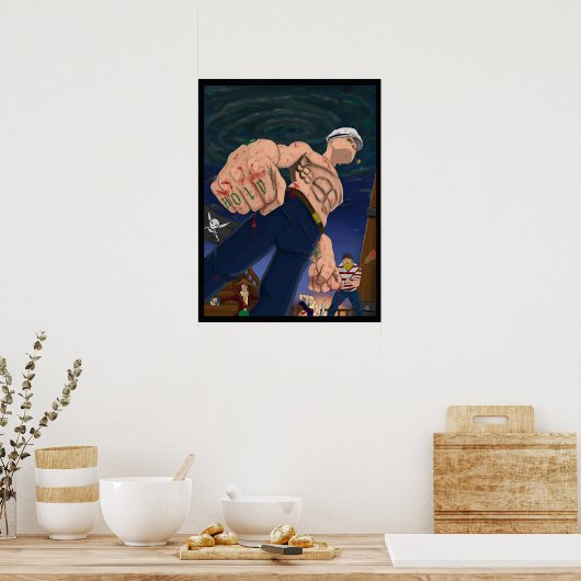 Popeye, der Sailor Man Poster (Küche)